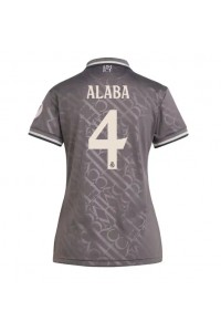 Real Madrid David Alaba #4 Voetbaltruitje 3e tenue Dames 2024-25 Korte Mouw